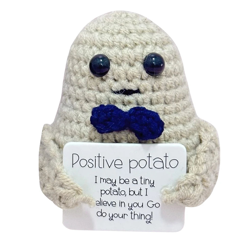 Cute Handwoven Ornaments with Wooden Base Christmas