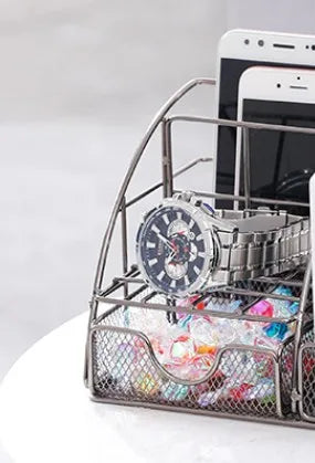 Metal Desktop Organizer Durable Multifunctional File Rack