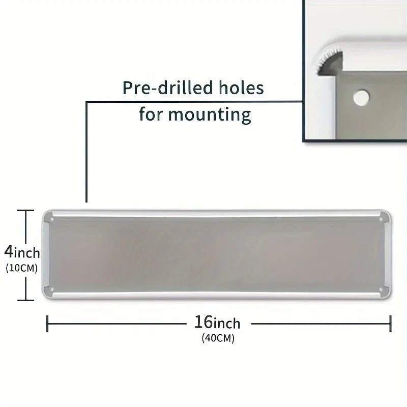 6pcs Vintage Rustic Retro Street Signs, 4" x 16"