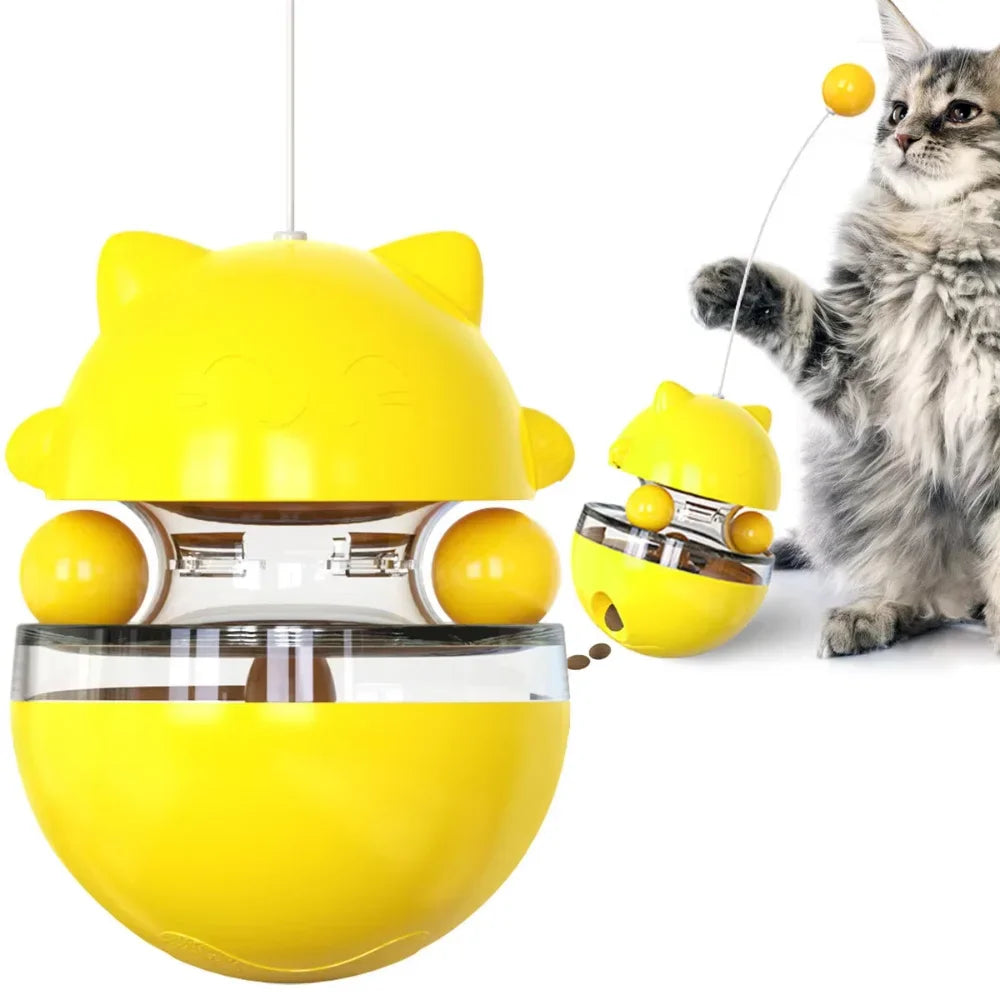 Interactive Environmental Two Layer Turntable Toy Cat