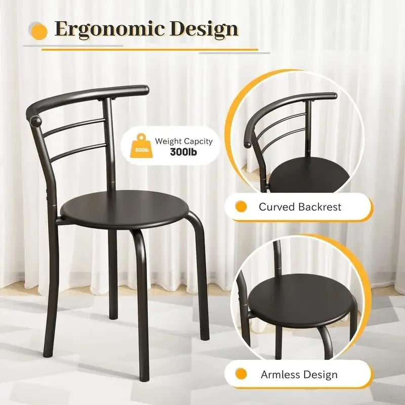 Kitchen Breakfast Nook Set with 2 Chairs