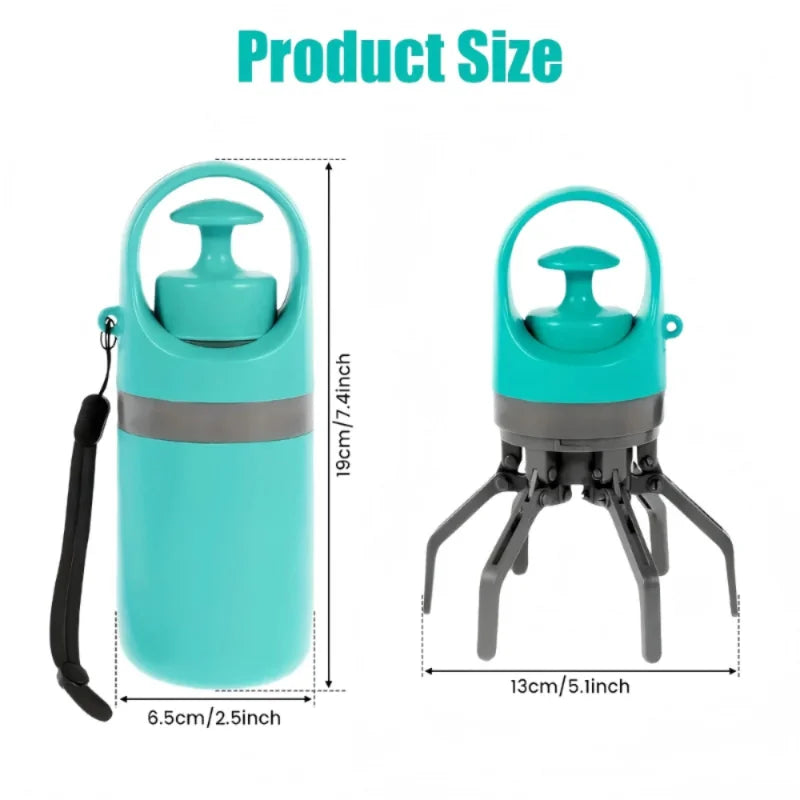 Portable Dog Poop Scooper with Bag Dispenser