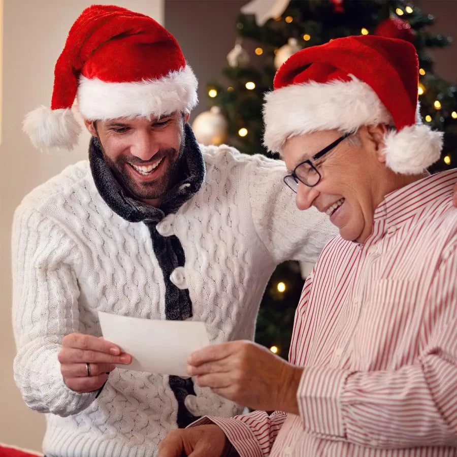 Christmas Santa Hat for Adults Xmas Holiday