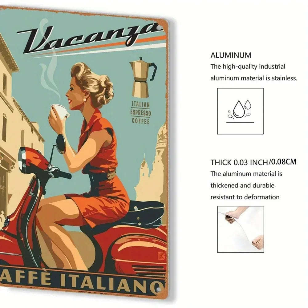 Espresso Vintage Italian Coffee Heritage Wall Art