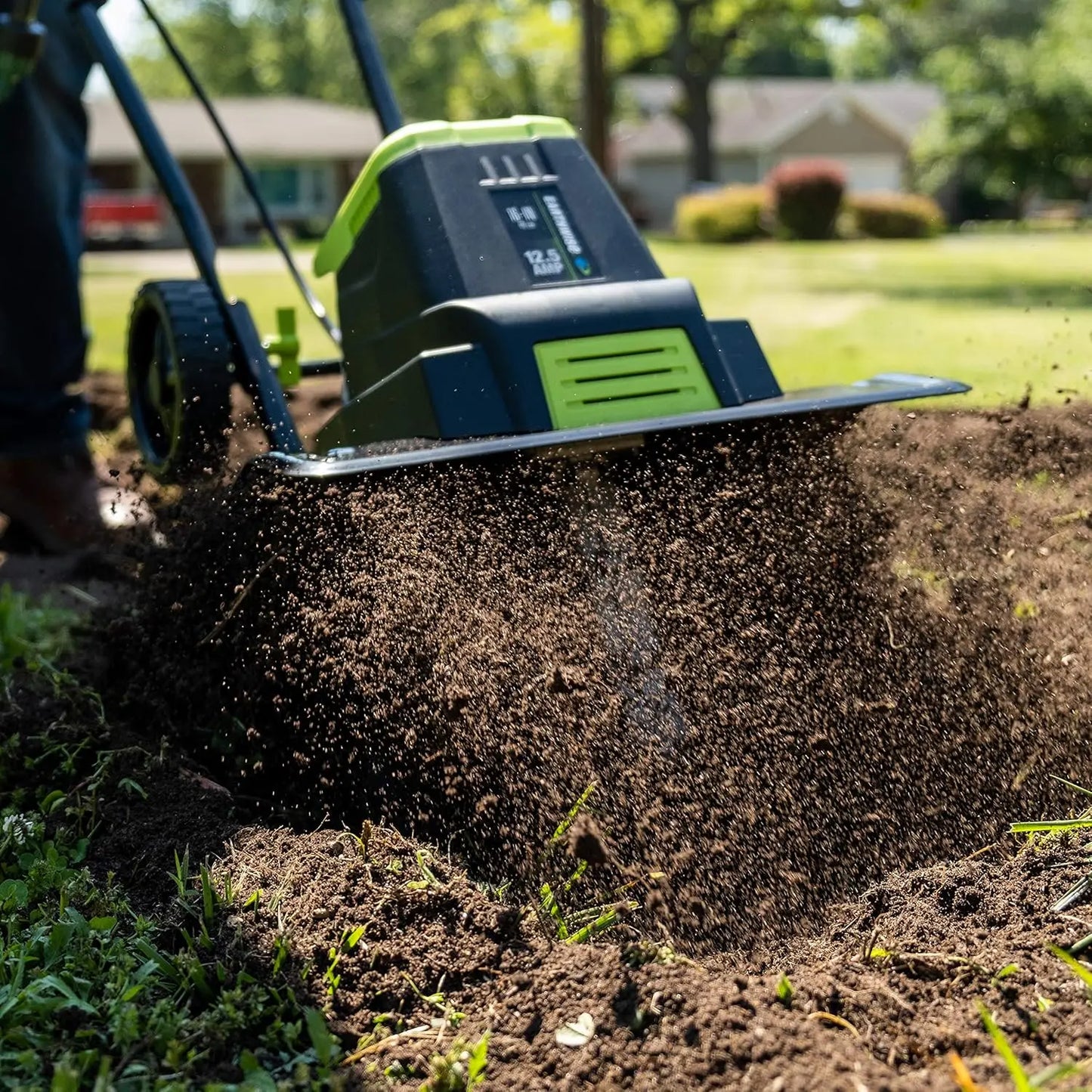 7.5-Inch 2.5-Amp Corded Electric Tiller/Cultivator