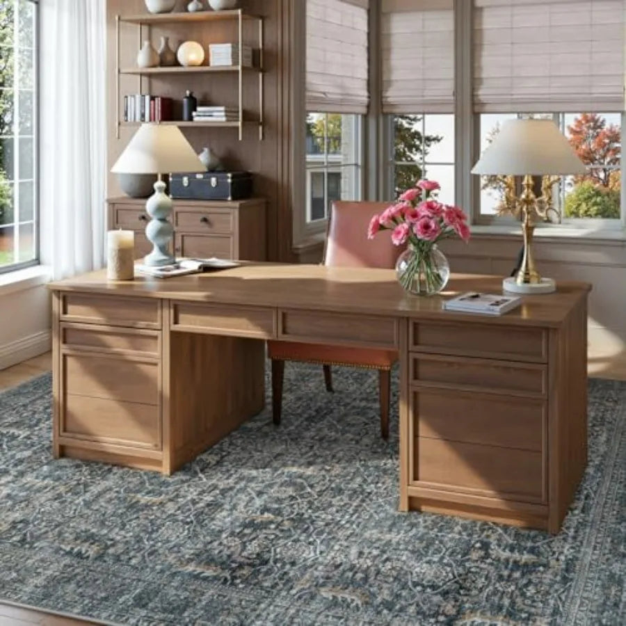 Washable Area Rug 8x10 Vintage Distressed Rugs