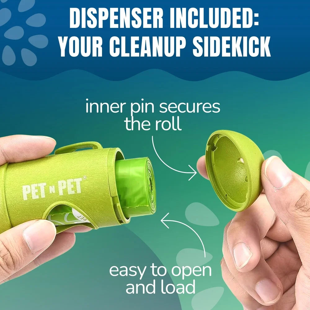 Biobased Dog Poop Bags Unscented Leak Proof