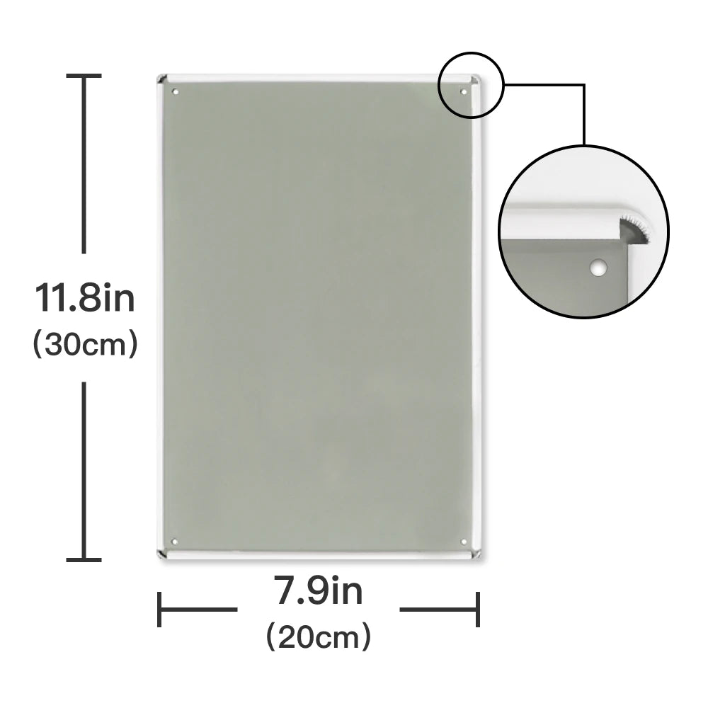 Riding Tin Sign, Metal Plaque Vintage Painting