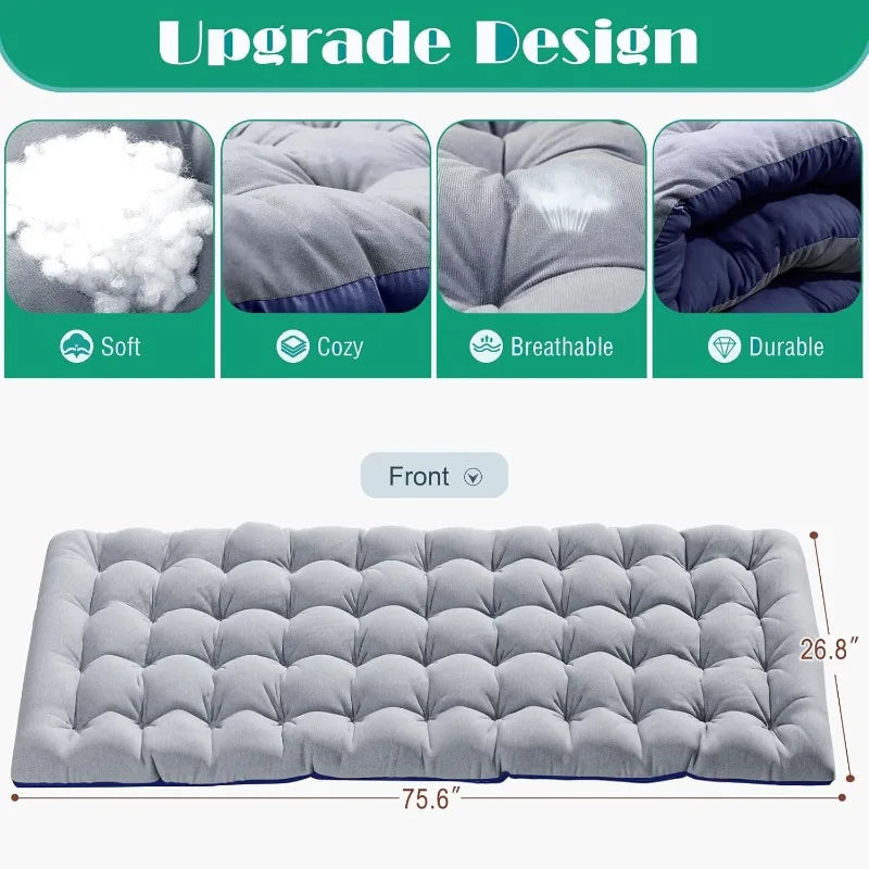 Folding Camping Cot for Adults, Double Layer