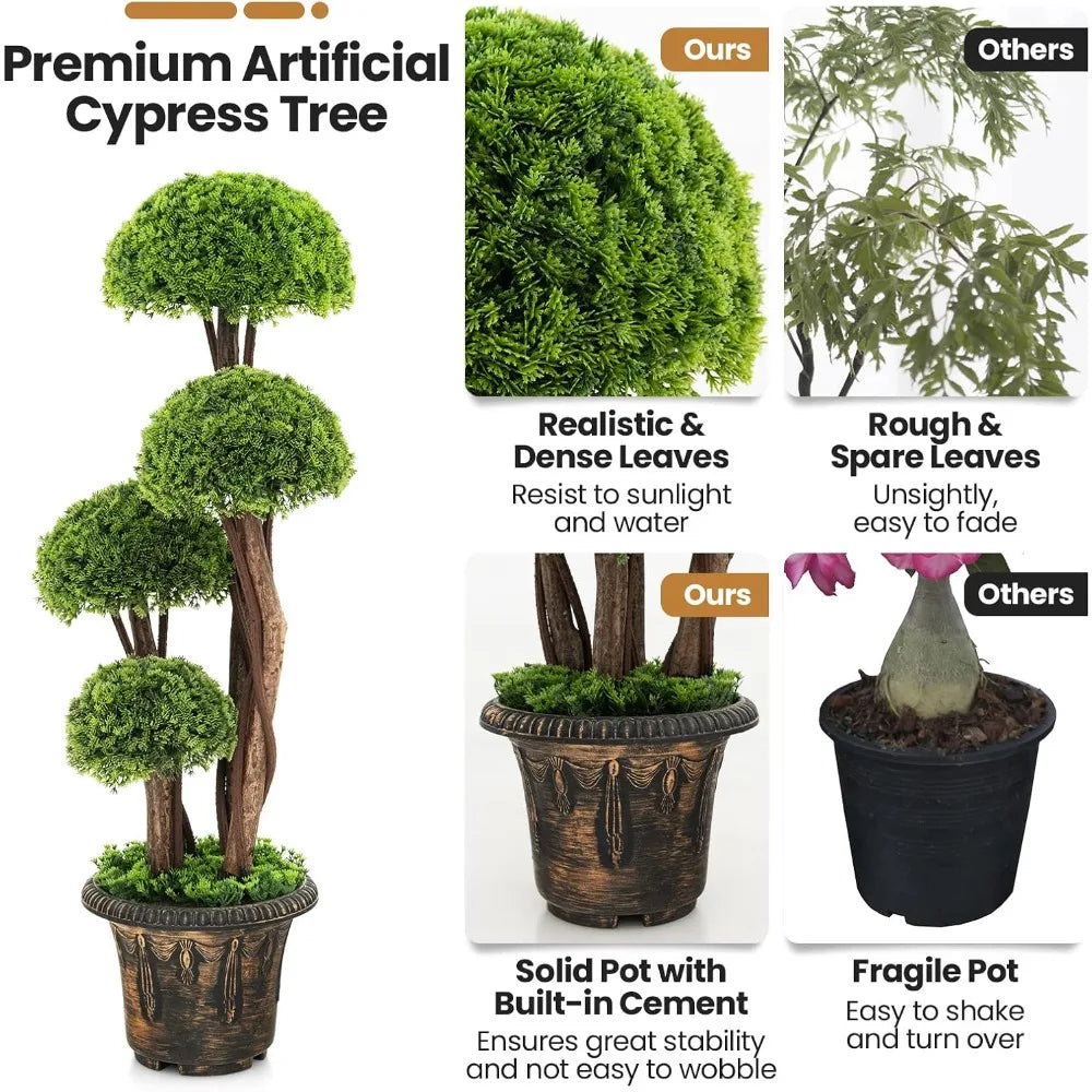 Elegant Artificial Topiary Tall Ball Tree