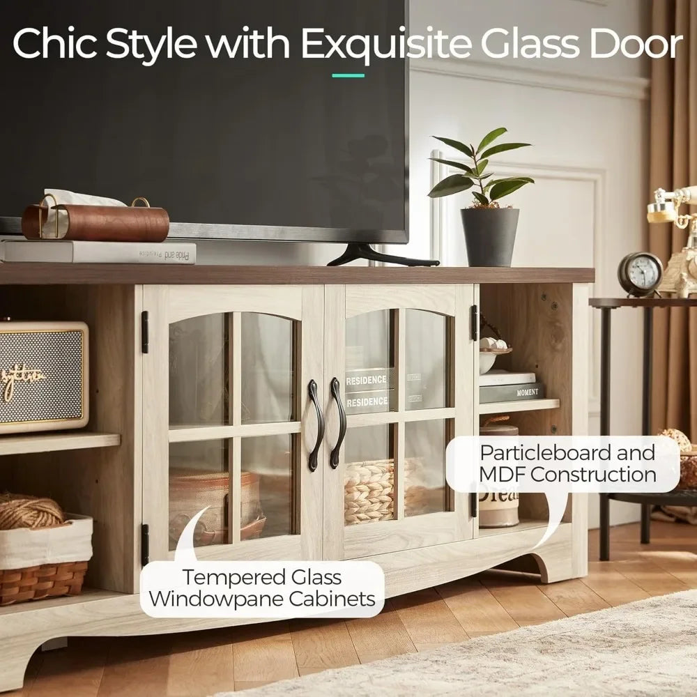 Customizable Farmhouse Entertainment Center for 65" TV