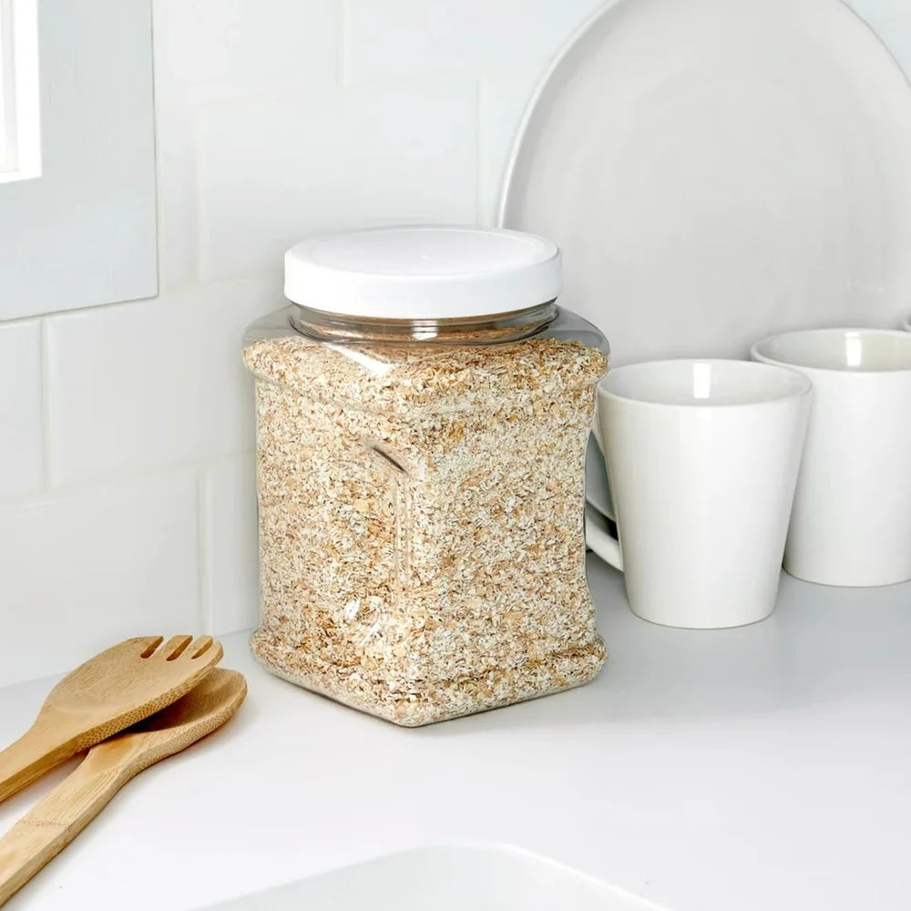 Portable Treat Canister 2 Quart Stackable Storage