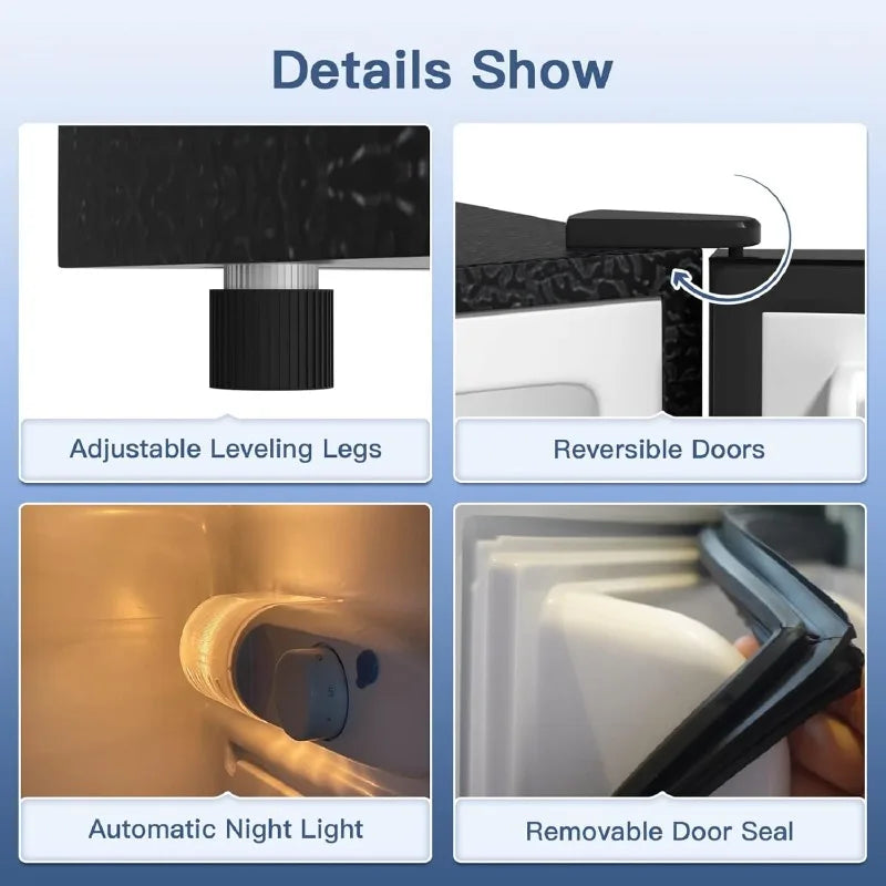 Small Refrigerator with Top Freezer Two Doors