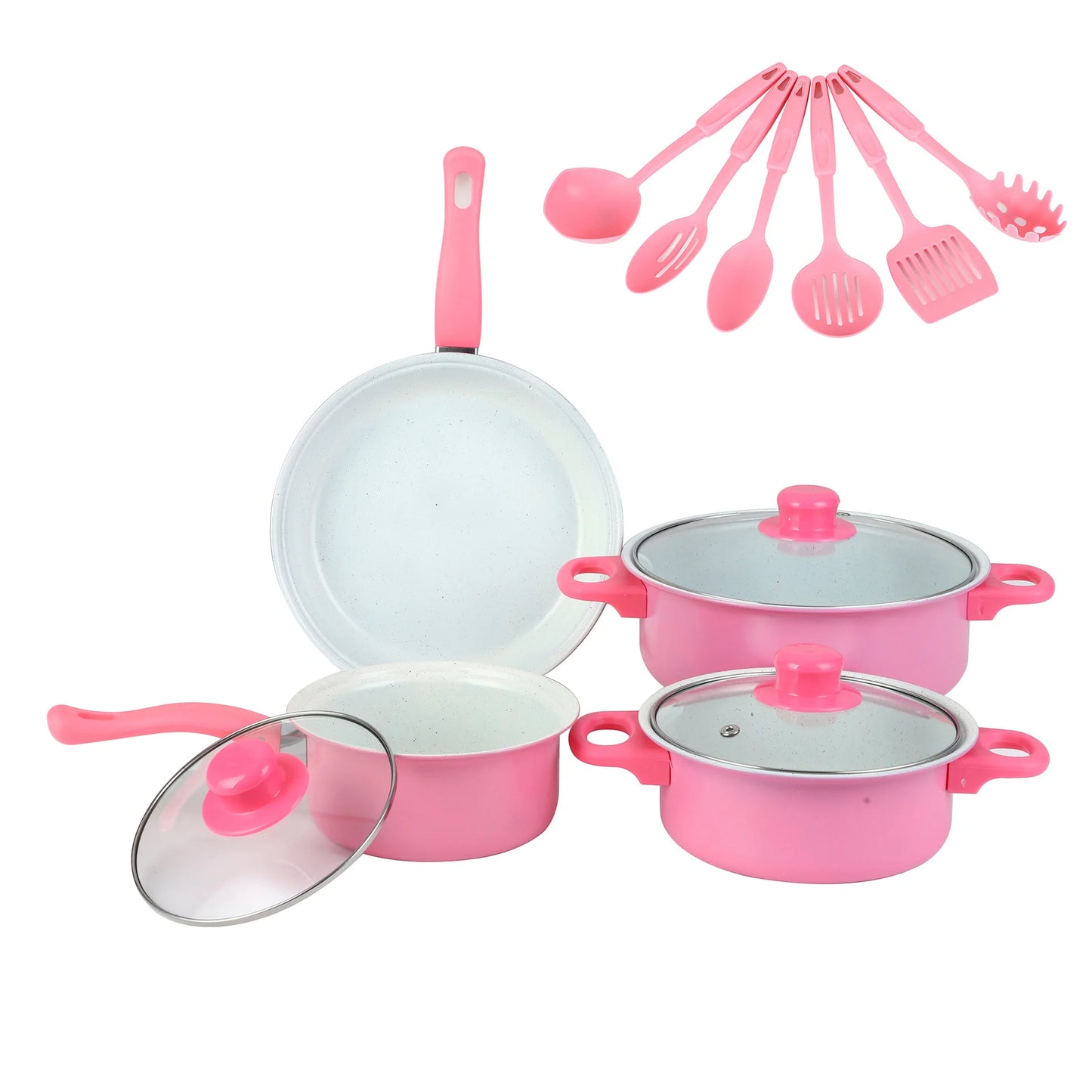 Outdoor 13-Piece Luxury Non-Stick Cookware Set