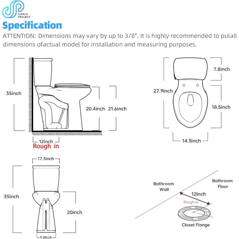 High Toilet Elongated With Comfort Chair Seat