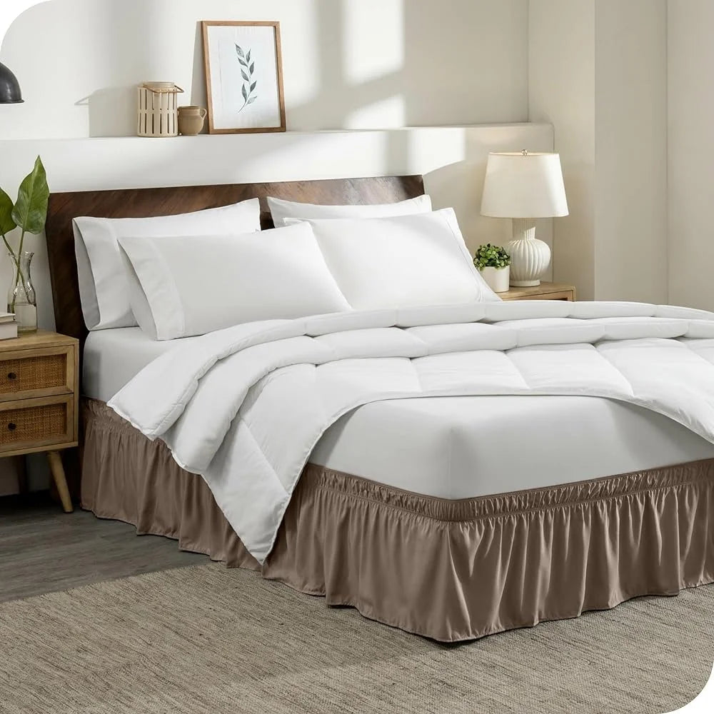 King Size Wrap Around Adjustable Bed Skirt