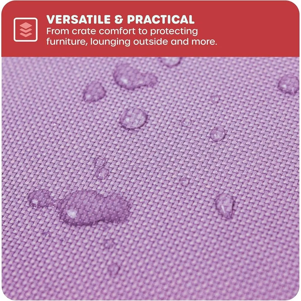 Chew Resistant Dog Crate Mat Waterproof Padded