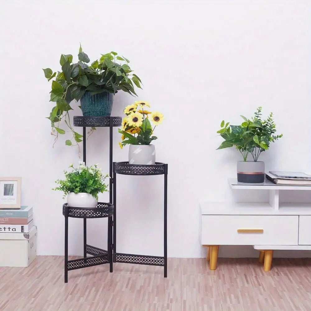 Plant Stand Garden Planter Metal Flower Pot