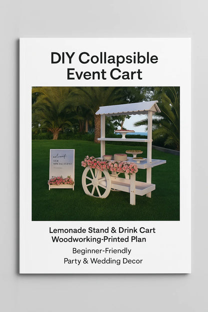 Collapsible Event Cart Lemonade Stand & Drink Cart
