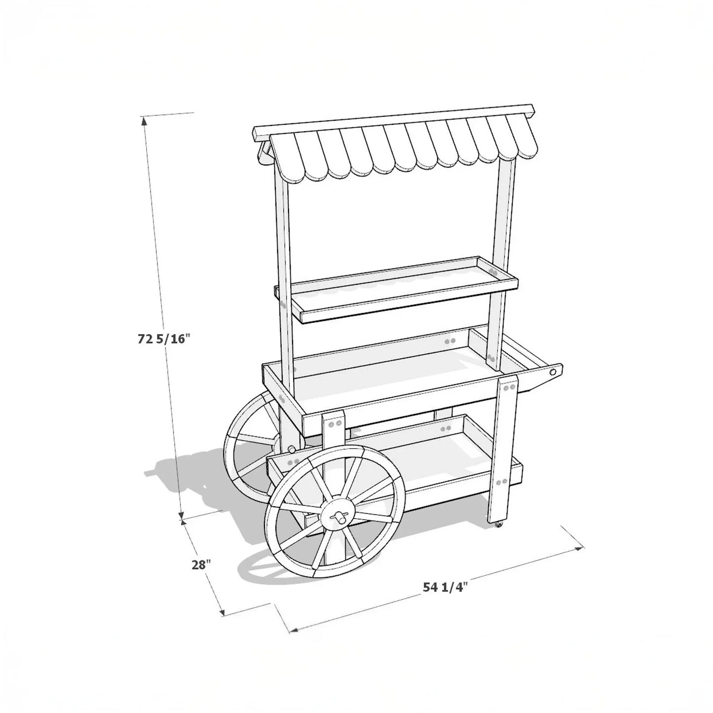 Lemonade Stand & Collapsible Event Building Cart Plan