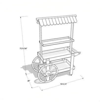 Lemonade Stand & Collapsible Event Building Cart Plan