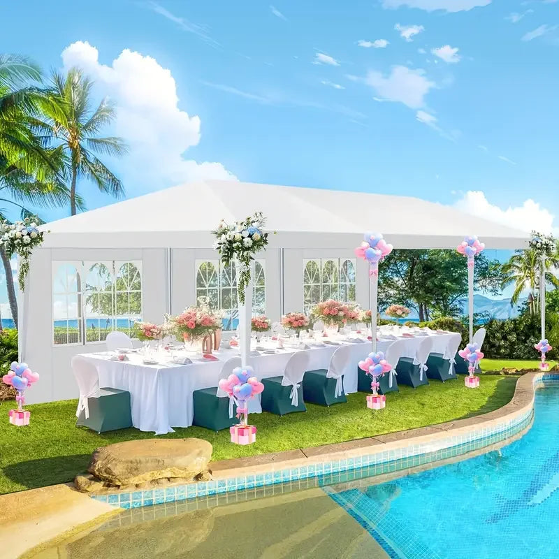 Party Outdoor Canopy Tent with Removable Sidewalls