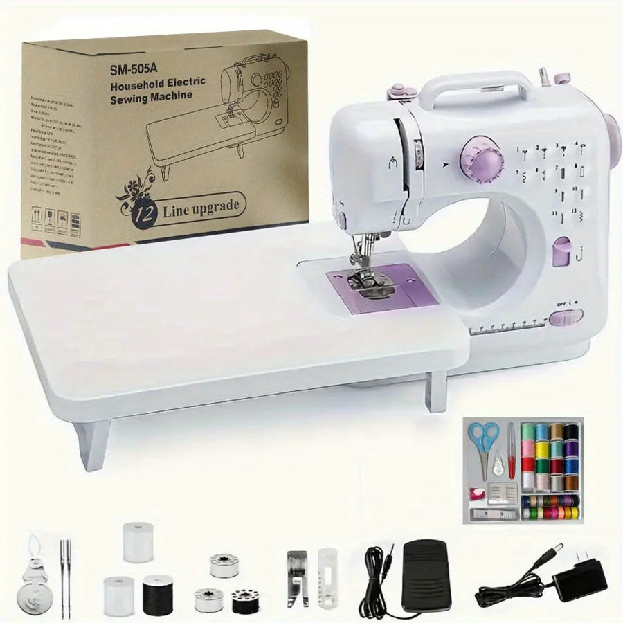 Sewing Machine with Extension Table, Foot Pedal