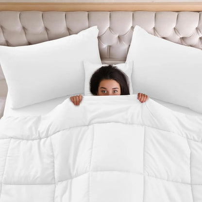 5pc Queen Comforter Set, All-in-One Bed