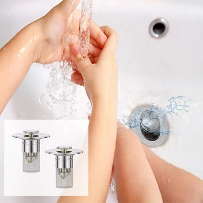 Bathroom Sink Drain Strainer Pop-Up Filter