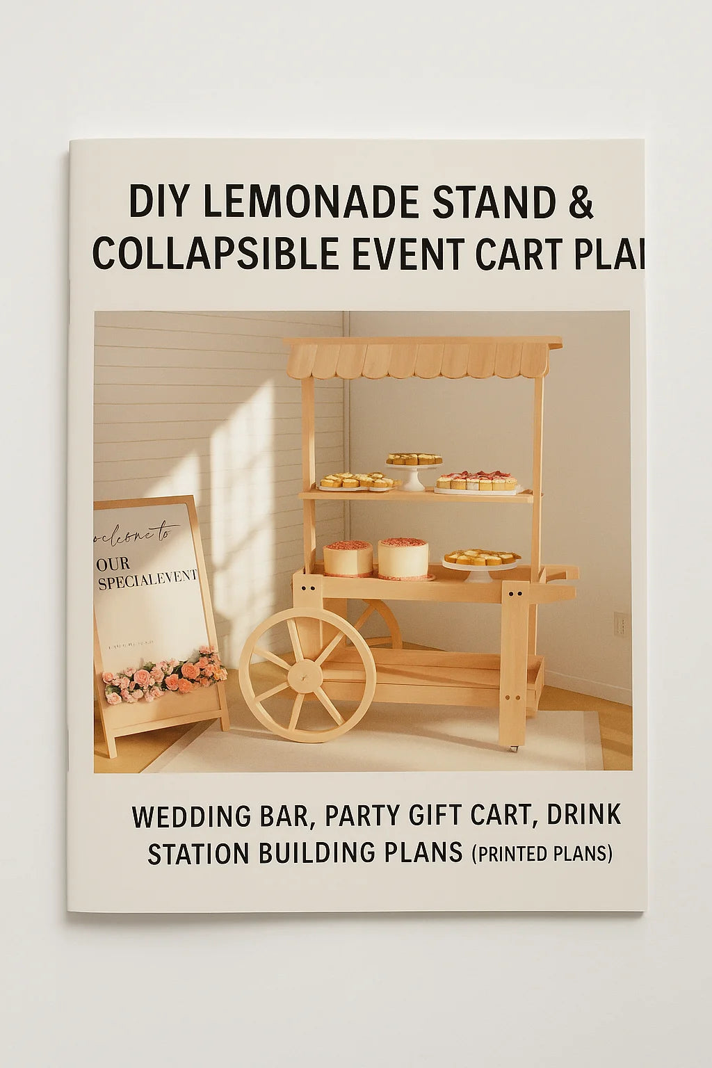 Lemonade Stand & Collapsible Event Building Cart Plan