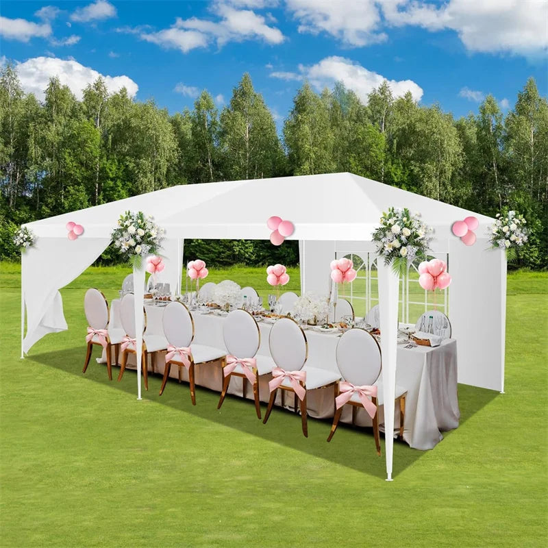 Party Outdoor Canopy Tent with Removable Sidewalls