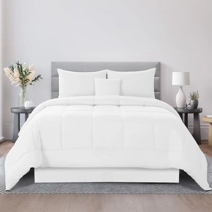 5pc Queen Comforter Set, All-in-One Bed