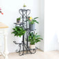 Tall Plant Stand Iron Planter Shelf Rack