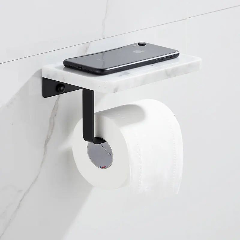 Bathroom Accessories Set Black Bathroom Shelf