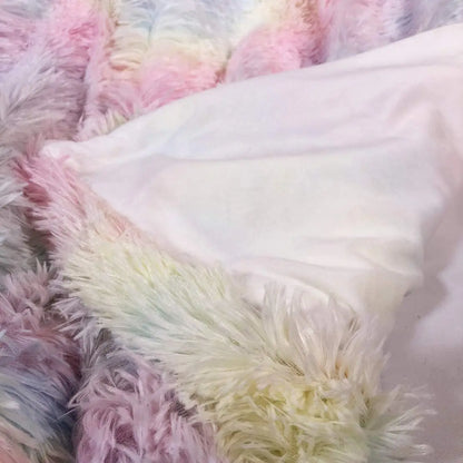 Soft Plush Blanket Super Colorful Throw Covering