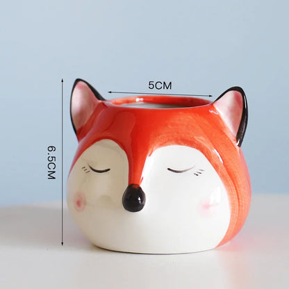 Ceramic Animal Potted Creative Cute Animal Succulent