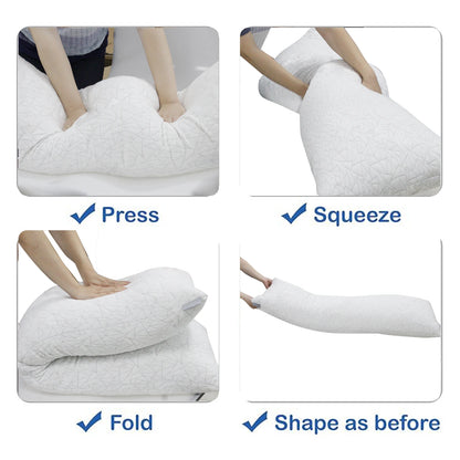Memory Foam Body Pillow Fluffy  for Adults
