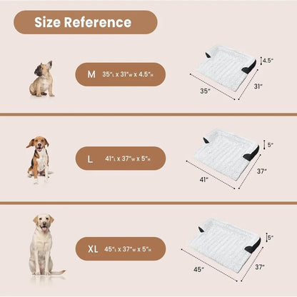 Calming large dog bed for couch washable