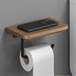 Bathroom Hardware shelf Black Wood Bath Accessories