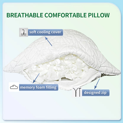 Memory Foam Body Pillow Fluffy  for Adults