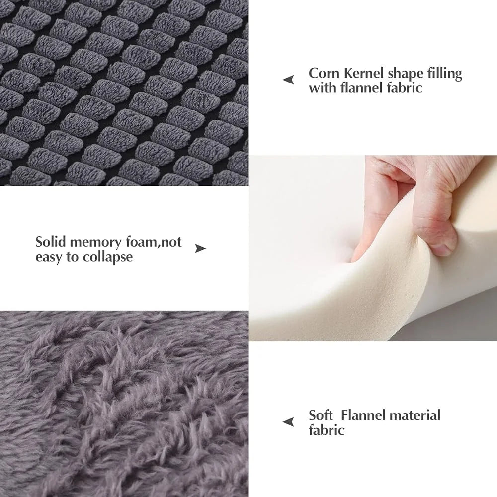 Reversible Dog Bed Mat Memory Foam Soft