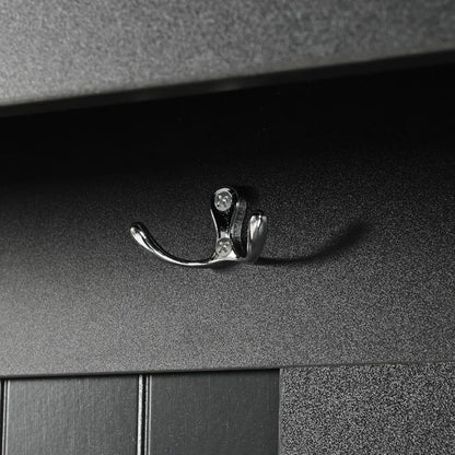 Coat Rack Wood Tree with Shoe Storage