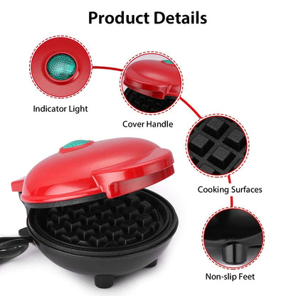 Breakfast Mini Electric Waffle Machine Maker