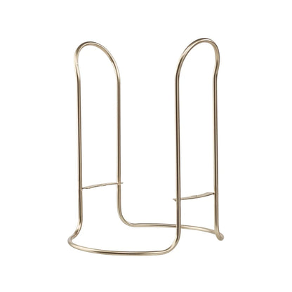 Black Metal Flower Planter with Gold Stand