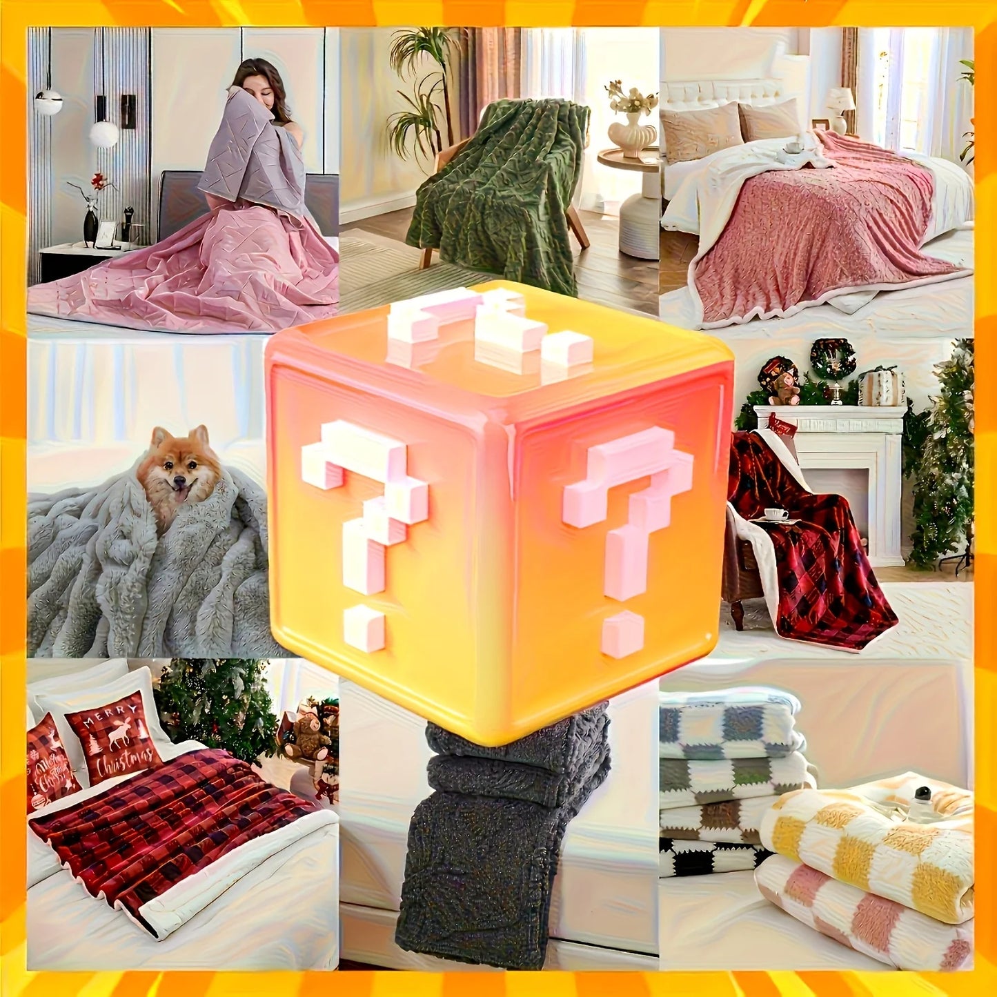 Surprise Throw Box Random Selection Knit Blankets