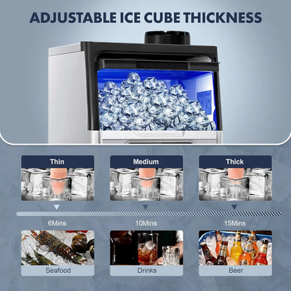 Tap or Barreled Water Ice Maker Machine