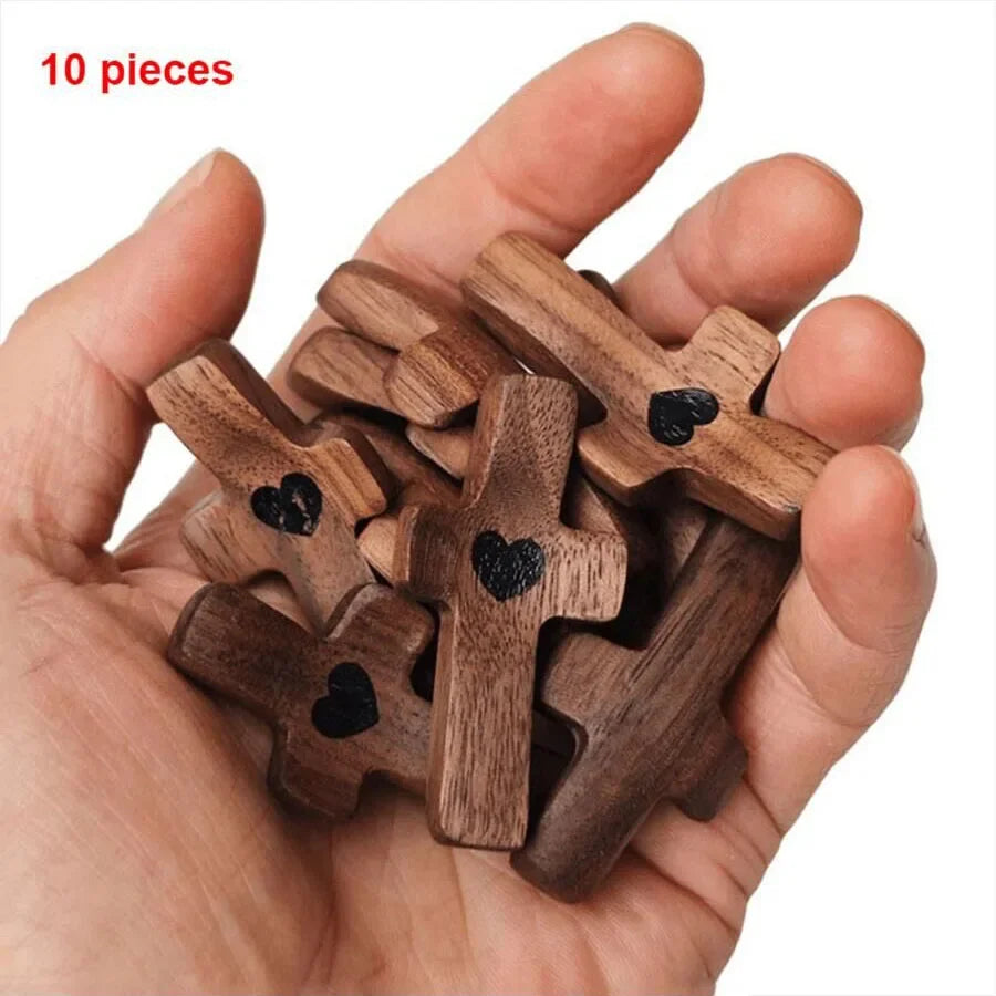 Multi-functional Wooden Cross, Anxiety Relief