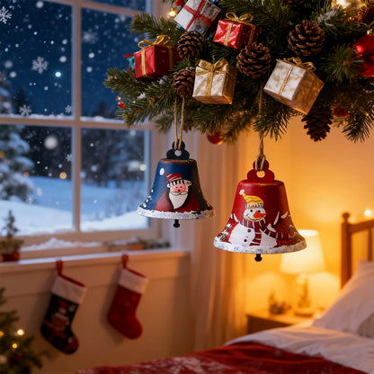Christmas Wrought Iron Bell Decoration