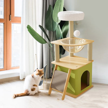 Cat Tree with Cat Condos, Space Capsule