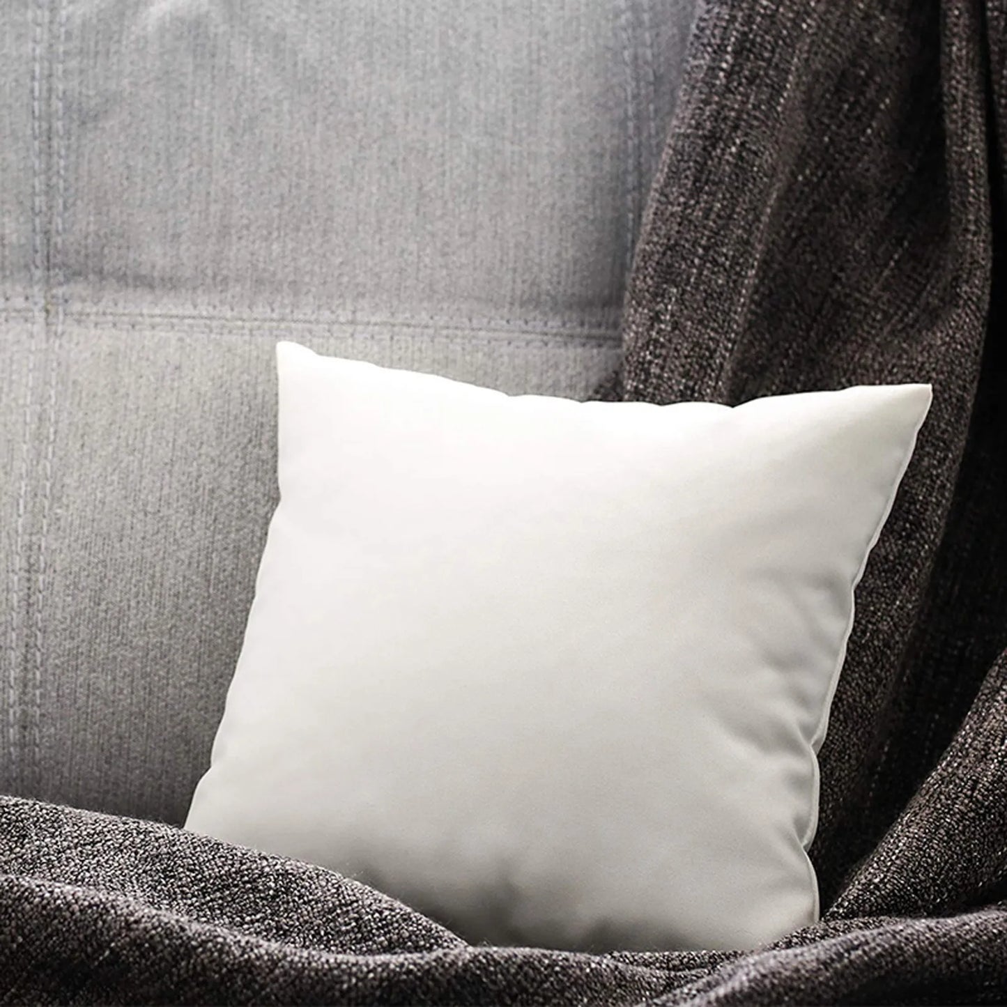 Standard White Bounce Back Pillow Cushion Sofa